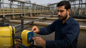 کلرزنی فاضلاب صنعتی