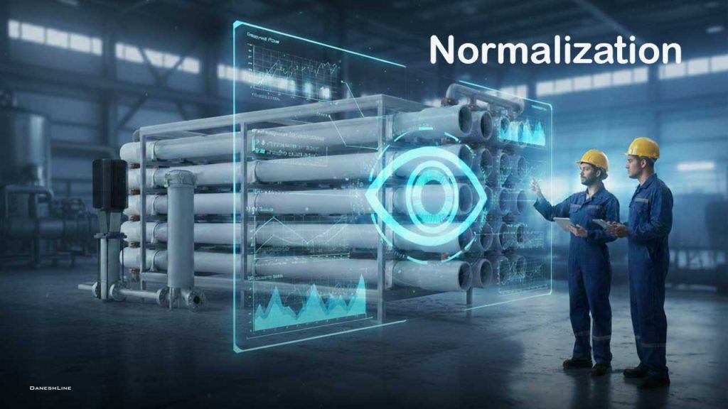 نرمالایز کردن داده های سیستم ro